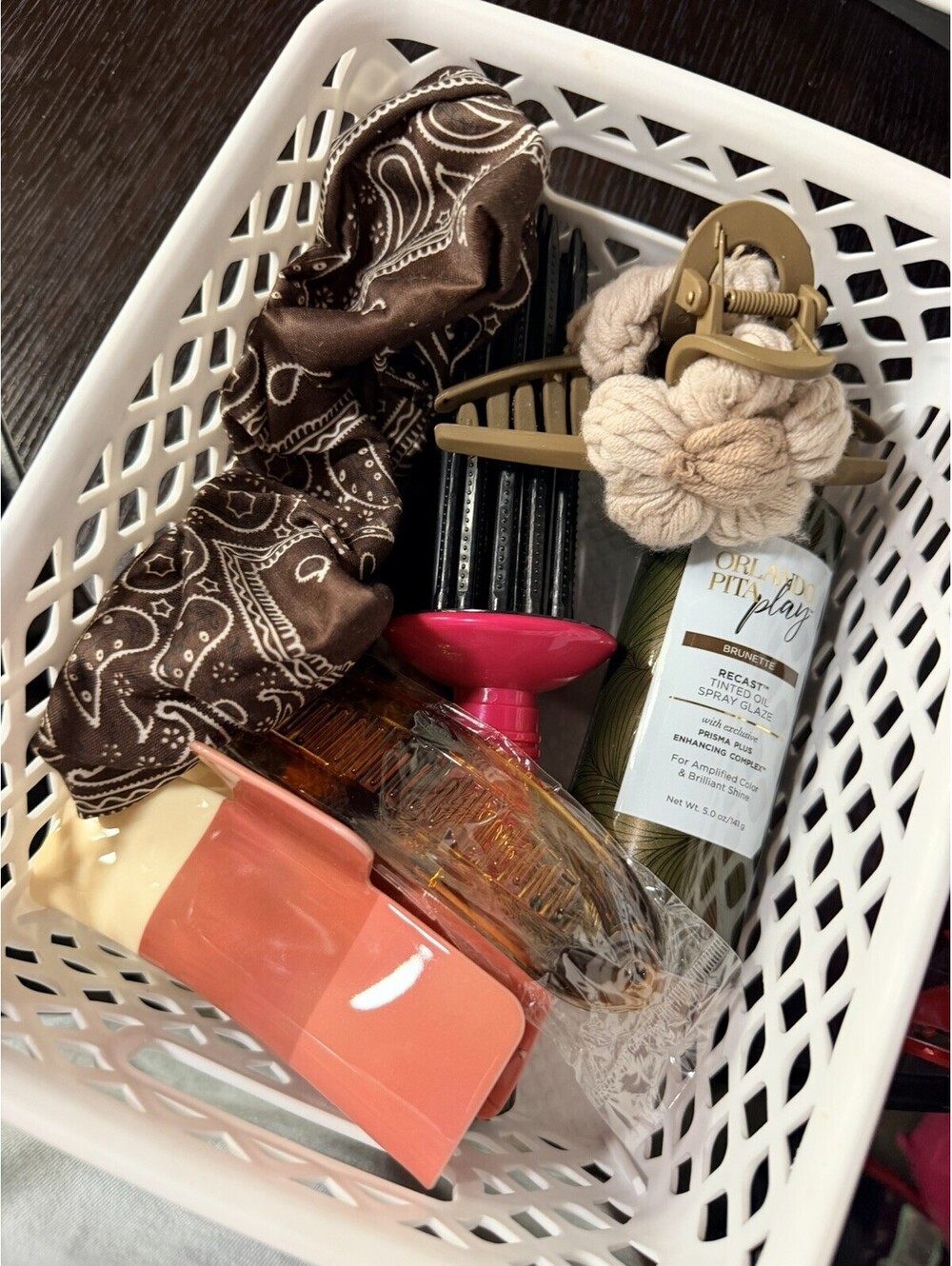 Orlando Pita Play Recast Tinted Oil Spray Glaze Brunette 5 oz + Accessories